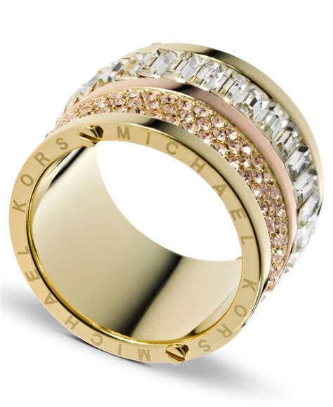 michael kors ring guld|Michael Kors ring price.